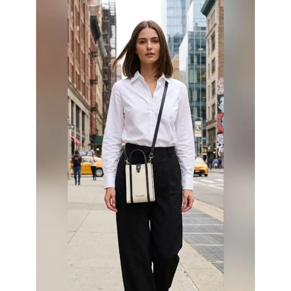 Tahari Micro On The Go Crossbody Bag New